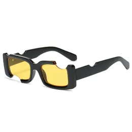 óculos de sol retangulares tons de grife euro-americano personalidade exagerada estilo ousado óculos de sol feminino material para PC UV400 multicolorido óculos de sol masculino