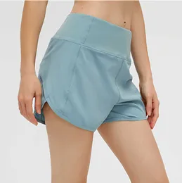 L-189 tasca per pantaloncini da yoga allentata La palestra asciutta rapida della chiusura lampo mette in mostra i pantaloni caldi di estate di nuovo stile di alta qualità con il marchio