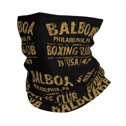 Accan Rocky Balboa Boks Kulübü Eldivenleri 1947 Bandana Boyun Kapağı Baskılı Maske Eşarp Çok Fonksiyonlu Kafa Bandı Yürüyüşü Unisex Tüm Sezon