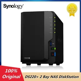 Switch di rete Originale Synology DS220 2 Bay NAS DiskStation 2 GB DDR4 non-ECC 64-bit Storage Server Nero Senza disco 230725