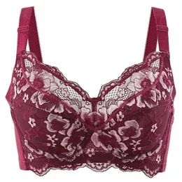 Reggiseni 34 36 38 40 42 44 46 48 B C D E F G H BAICLOTHING Reggiseno da donna con ricami floreali in pizzo a copertura totale, taglie forti da donna309w