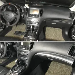 För Infiniti G25 G35 G37 2010-2016 Självhäftande bilklistermärken Kolfiber Vinylbil klistermärken och dekaler Bilstyling Tillbehör232N