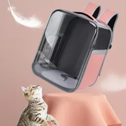 Katzenträger, Haustiertasche für transparente Outdoor-Rucksäcke, tragbare Reiseträger, Fensterzubehör
