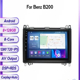 Radio con GPS para coche, reprodutor Multimedia con Android 11, para Merc-edes Be-nz B200, Clase A, B, W169, W245, Viano, Vito, W639, Sprinter, W906
