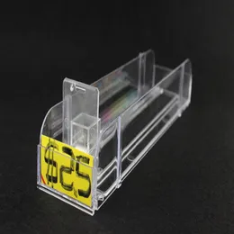 Multifunktion PC Clear All-In-One Supermarket Shelf Pusher Divider Automatisk framdrivningsskåp Cigarettpropeller Tobak 332E