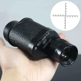 Telescopes 8x30 Hunting Monocular Telescope Professional Binoculars Rangefinder Distance Meter Night Vision Camping Equipment Fishing Tools x0727