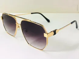 RealFine888 5A Eyewear L Z1834 MNG avslöja pilotramen Luxur Designer Solglasögon för mankvinna med glasögon tyglåda