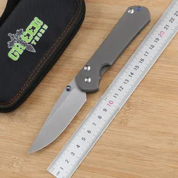 Yeşil Diken Büyük Sebenza 31 Katlanır Bıçak VG10 Blade, TC4 Titanyum 3D Saplama Kamp Dış Meyve Bıçağı EDC Aracı