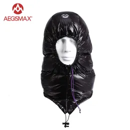 Sleeping Bags AEGISMAX Outdoor Urltra Light Goose Down Hat for Envelope Bag 230726