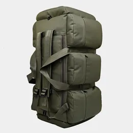 Outdoor Bags 100L Large Luggage Camping Bag Army Backpack Men's Travel Shoulder Hiking Trekking Trip Tourist Military Tactical 230726