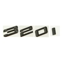 Matte Black ABS Number Letters Word Car Trunk Badge Emblem Letter Decal Sticker for BMW 3 Series 320i232b