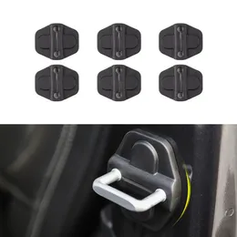 Black ABS Lock Cover Protection Cap Decoration Cover Fit For Jeep Wrangler JL Auto Interior Accessories2273