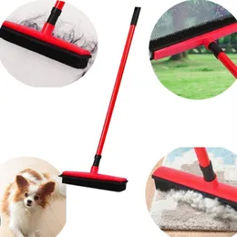 Floor Hair broom Dust Scraper & Pet rubber Brush Carpet carpet cleaner Sweeper No Hand Wash Mop Clean Wipe Window tool T200628245P