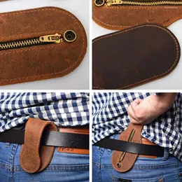 Storage Bags Men Leather Racket Sap Jacksap Coin Purse Wallet Small Bag Key Holder Case Fashion Card Money