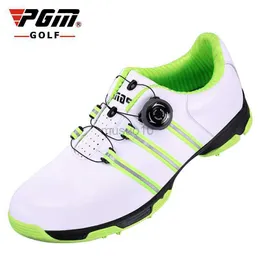 Otros productos de golf Zapato de golf PGM Zapato de ranura transpirable antideslizante de piel de vaca para hombre HKD230727