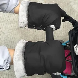 Коляска запчасти аксессуары 2pcs зимние теплые перчатки водонепроницаемые коляску аксессуары рукавицы рука