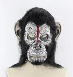 Planet Of The Apes Halloween Cosplay Gorilla Masquerade Mask Monkey King Costumes Caps Realistic Monkey Mask Y2001032285937