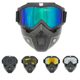 Óculos de esqui Ciclismo Motocross Óculos de sol Snowboard Óculos Capacete tático Óculos de motocicleta Máscaras faciais Proteção UV À prova de vento 230726