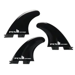 Kajaktillbehör Fiberglas Armerad Polymer Surfboard Fins Twin Tab 2/3/4/5 Fins Blue/Black 230726