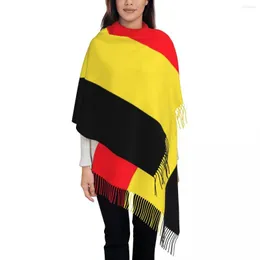 Cachecóis xales e bandagens com bandeira da Bélgica para vestidos de noite femininos elegantes