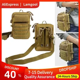 Carteiras bolsas táticas coldre militar molle quadril cintura edc bolsa de bolsa de bolsa de bolsa de capa de bolsa de bolsa de caça a bolsas de caça a bolsas de caça