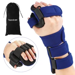 Elbow Knee Pads Hand Splint Functional Orthosis Night Immobilizer Wrist Brace with Finger Separator for Stroke Relieve Carpal Tunnel Pain 230726