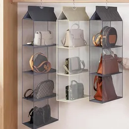 Dozzlor handväska hängande arrangör hängande garderobsarrangör tredimensionell förvaringväska handväska för garderob1324b