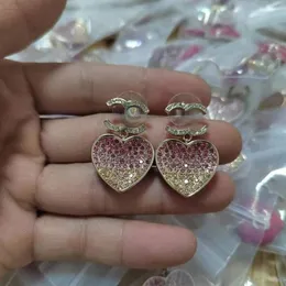 2023 Brand Designer Earrings For Women Girls Ear Studs Diamond Letters C Earring Valentines Day Gift Engagement Wedding Party Jewelry