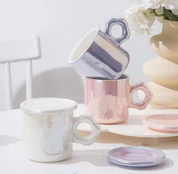 Den senaste 13oz Gem Ceramics Mark Coffee Cup täckt, många stilar väljer, stöder anpassad logotyp