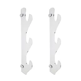 Hooks & Rails 1pair Portable Home Decor For Katana Easy Install Display Stand With Screw Universal Wall Mounted Acrylic Sword Rack207M
