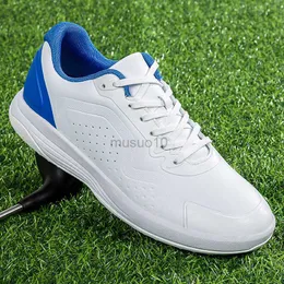 Inne produkty golfowe Profesjonalne buty golfowe Wodoodporne buty sportowe Czarno -białe męskie buty do treningu golfowego męskie buty sportowe HKD230727