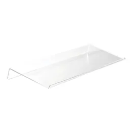 Hooks & Rails Acrylic Tilted Computer Keyboard Holder Clear Stand For Easy Ergonomic Typing Office Desk Home School264i