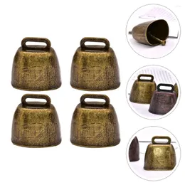 Party Supplies 4 PCS Telefontillbehör Metal Cow Bell Iron Belande ring Anti-Lost Bells Anti-stöld