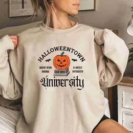 Women's Hoodies Sweatshirts University Halloweentown Est 1998 Pullover Fall Sweatshirt Vintage Halloween Town Hoodie Tops T230727