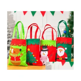 Christmas Decorations 42X21 Cm Candy Bags Kids Gifts Exquisite Xmas Party Decor For Home New Year Present Packet Santa Claus Drop Deli Dhrjl