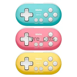 Kontrolery gier Joysticks dla 8 Bitdo Zero 2 kompatybilne z Bluetooth Gamepads para dla Nintendo Switch Windows Android MacOS kontroler gier x0727