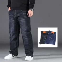 Giubbotti Moda Jeans neri Uomo 10xl Pantaloni denim oversize Uomo Plus Size 50 Jeans larghi dritti Marito Pantaloni casual larghi Streetwear