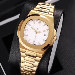 2018 New Automatic Machinery 18K Gold 40mm 시계 자동 운동 화이트 시계 모델 사파이어 시계 스테인리스 스틸 워치 336g