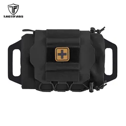 Outdoor Bags Tactical IFAK Pouch Two Piece System First Aid Med Roll Hypalon Handle Sport Hiking Hunting Bag 230726