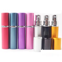 Perfume Bottle Arrival 5Ml Spray Per Aluminum Bottles Atomizer For Promotion Mini With Sealed Drop Delivery Health Beauty Fragrance Dhvel