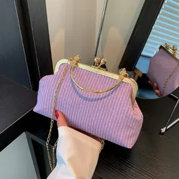 Evening Bags XIYUAN Lady Cocktail Party Shoulder Bags Chain Clutch Purse Women Evening Clutches Bags Fashion Handbag Elegant Messenger Bags 230727