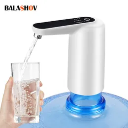 Other Drinkware Water Dispenser Automatic Mini Barreled Water Electric Pump USB Charge Portable Water Bottle Pump Drink Dispenser 230727