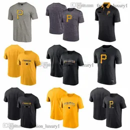 Męskie Pittsburgh''irates''-baseball koszulka T-shirt drukowana moda moda T-shirt najwyższej jakości bawełny mody mody casualne koszulki krótkie rękawowe ubrania