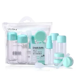 Frasco de perfume 8 pçs/conjunto viagem mini pote de maquiagem vazio frascos cosméticos creme facial recipientes por frascos de spray drop delivery saúde beau dhmnl