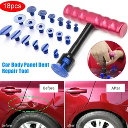New Professional 18Pcs T-Bar Car Body Panel Paintless Dent Removal Repair Lifter Tool Puller Tabs Car Moto Damage Removal Shi217G