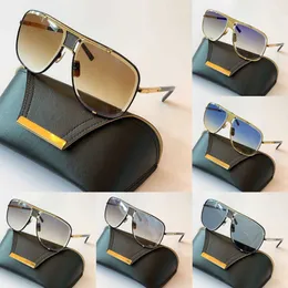 Gläser Sonnenbrille Designer Männer Frauen Dita Mach Five 2087 Metall Rahmenlose Einteilige Luxusmarke Sonnenbrille Top Qualität Original 2CJY