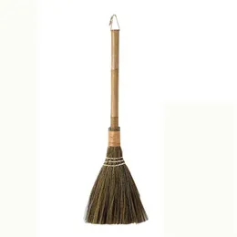 Handmade Sweeping Broom For Household Duster Cleaning Tool Useful Straw Braided Home Cleaning Broom Long Section273B