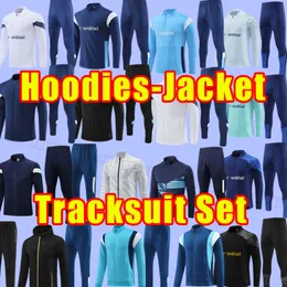 Marseilles 23 24 Soccer Tracksuits Clauss Alexis 2023 2024 Om Milik Payet Cuisance Benedetto Guendouzi Kamara Bakambu Thauvin Pants Tracksuit Jacket Hoodies