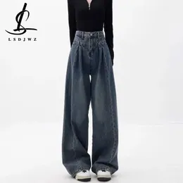 Jeans frauen Jeans 2023 Trend Y2k Gerade Bein Jeans Frau Hohe Taille Vintage Kleidung Streetwear Koreanische Mode Newjeans Hosen