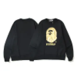 Ny A Bathing a Ape Men's Autumn Gold Skin broderad tunn tröja